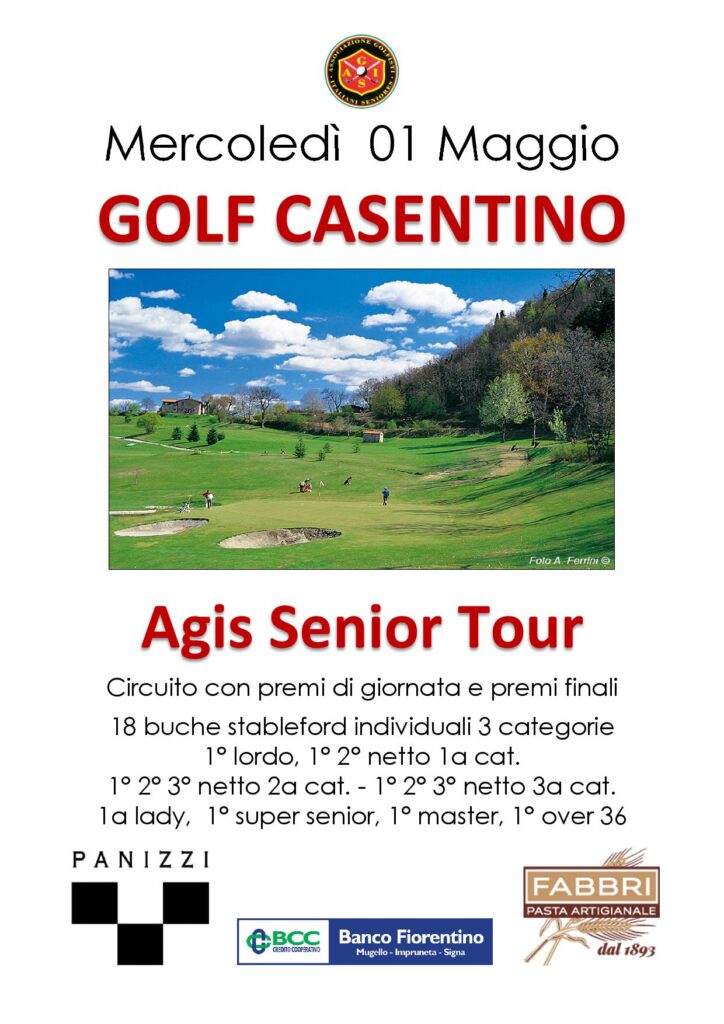 AGIS SENIOR TOUR @ CASENTINO GOLF CLUB AREZZO ASD