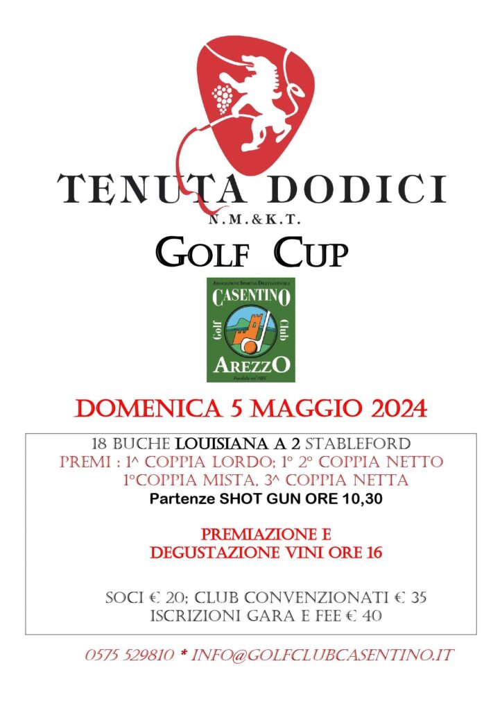 tenuta i dodici golf cup @ GOLF CLUB CASENTINO